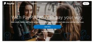 Create and setup a Paypal account to send and receive payments