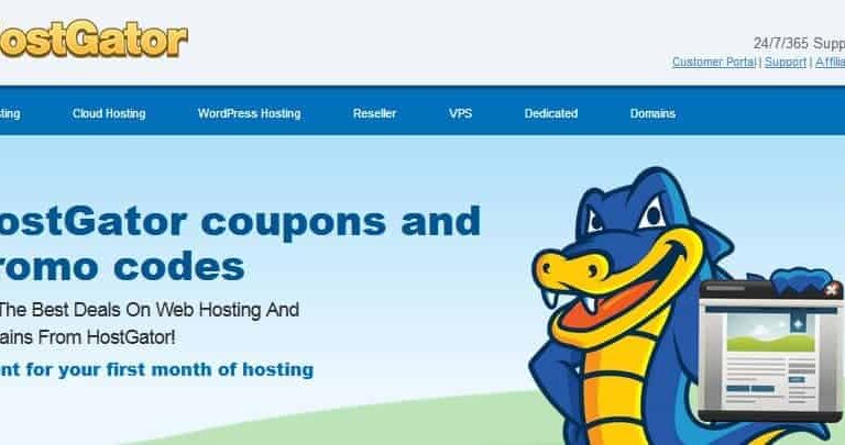 Latest Hostgator promo codes and coupons, 1 cent for your first month of hosting