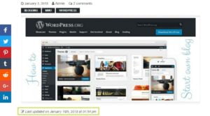 How to display the Last Updated time of your posts in WordPress, better for SEO