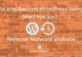 How to Fix and Restore WordPress being Shell Hacked? Remove Malware from Website